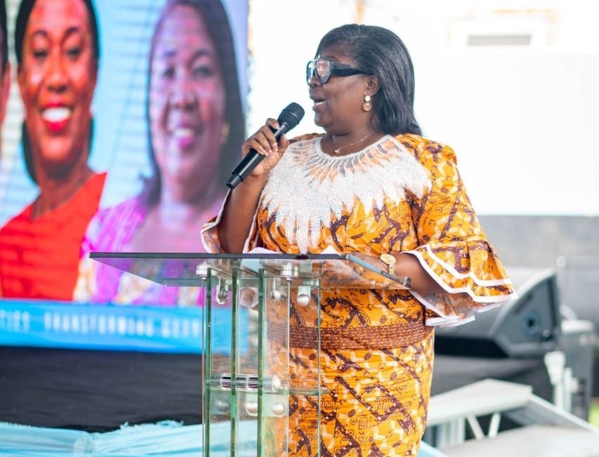 Dr. Cynthia Addoquaye Tagoe chairing the Pyramid Model launch